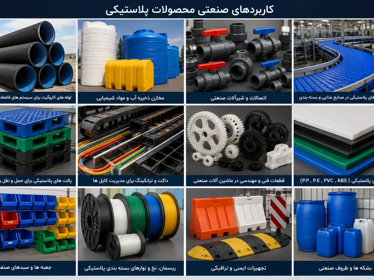 کاربردهای صنعتی محصولات پلیمری
